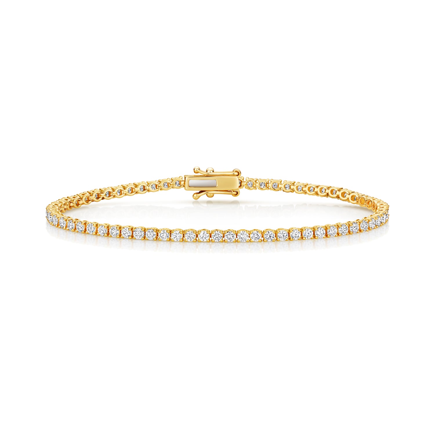 Lab Grown Diamond Tennis Bracelet 4 Claw 2.65ct