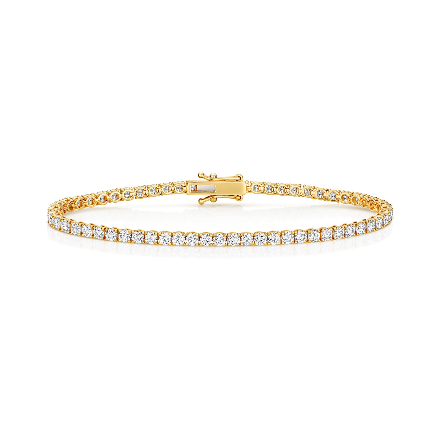 Lab Grown Diamond Tennis Bracelet 4 Claw 4.00ct