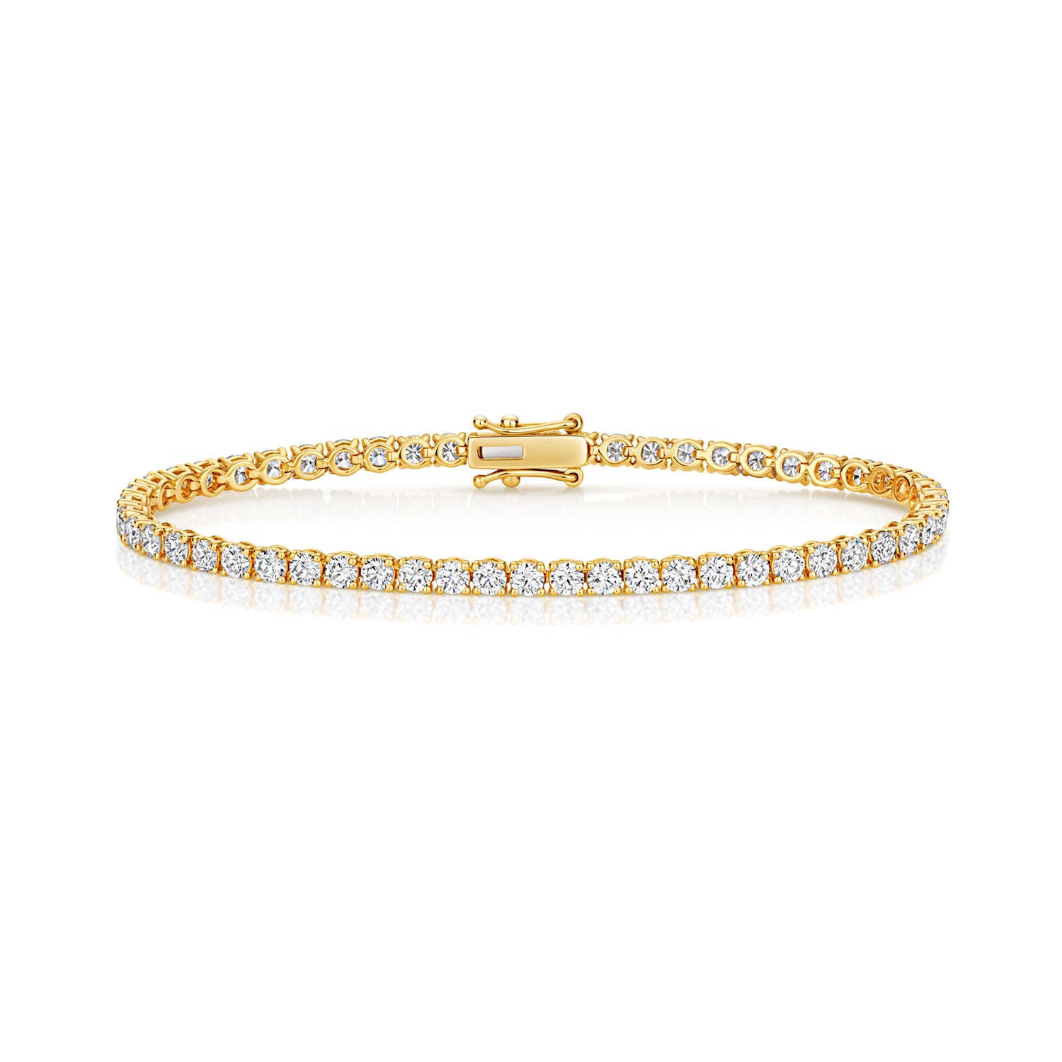 Lab Grown Diamond Tennis Bracelet 4 Claw 4.50ct