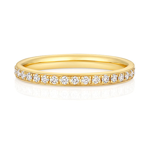 Lab Grown Diamond Full Grain Set Wedding Ring 2.2mm