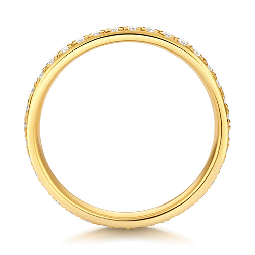 Lab Grown Diamond Full Grain Set Wedding Ring 2.2mm