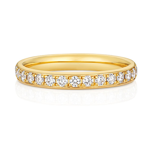 Lab Grown Diamond Half Grain Set Wedding Ring 2.7mm