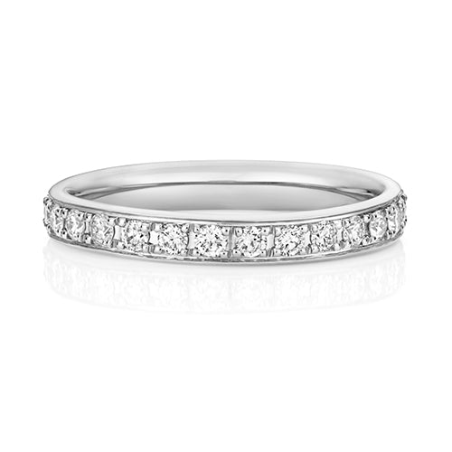 Lab Grown Diamond Full Grain Set Wedding Ring 2.7mm