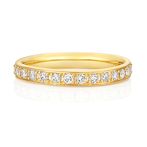 Lab Grown Diamond Full Grain Set Wedding Ring 2.7mm