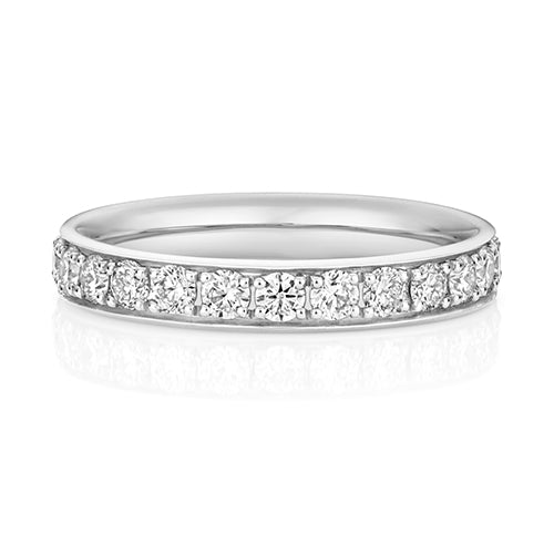 Lab Grown Diamond Full Grain Set Wedding Ring 3.1mm