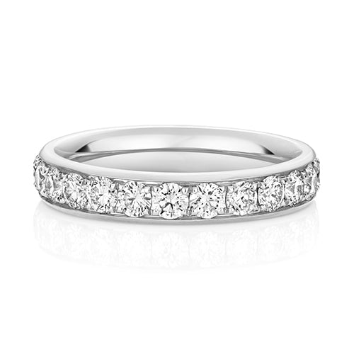 Lab Grown Diamond Full Grain Set Wedding Ring 3.7mm