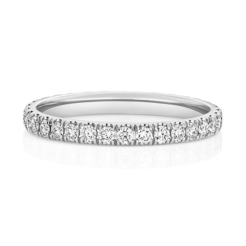 Lab Grown Diamond Full Cut Down Set Wedding Ring 2.2mm