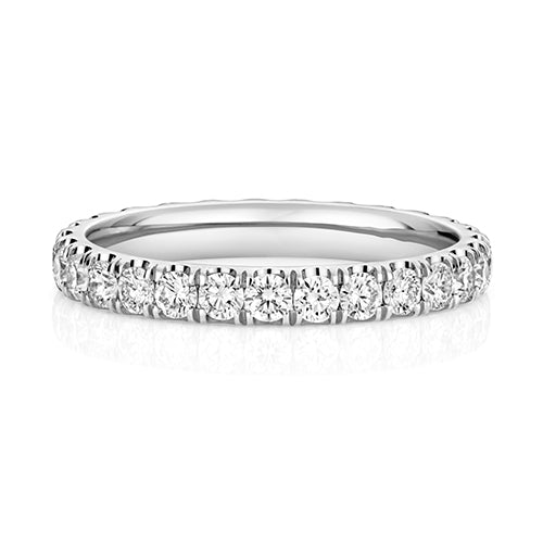 Lab Grown Diamond Full Cut Down Set Wedding Ring 2.6mm