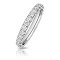 Lab Grown Diamond Full Cut Down Set Wedding Ring 2.6mm