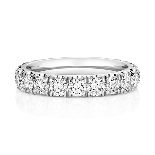 Lab Grown Diamond Full Cut Down Set Wedding Ring 3.6mm