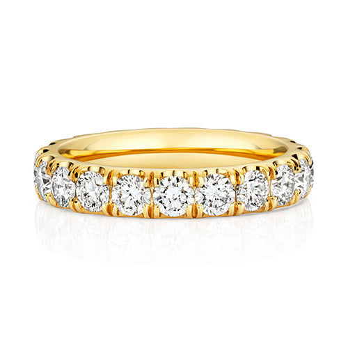 Lab Grown Diamond Full Cut Down Set Wedding Ring 3.6mm