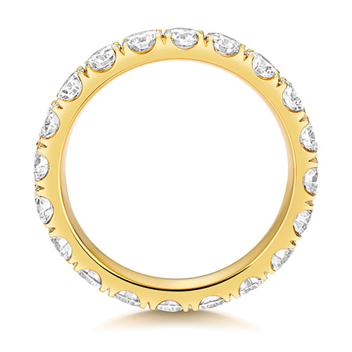 Lab Grown Diamond Full Cut Down Set Wedding Ring 3.6mm