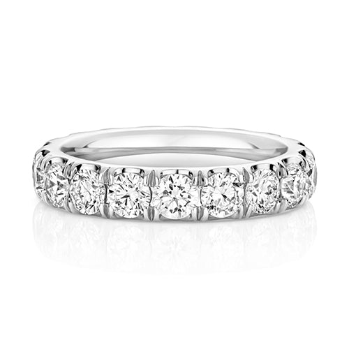 Lab Grown Diamond Full Cut Down Set Wedding Ring 4.0mm