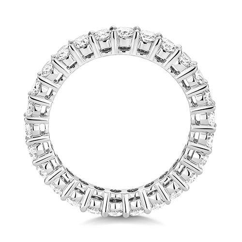 Lab Grown Oval Cut Diamond Eternity Ring 3.7mm