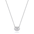 Lab Grown IGI Certified Oval Brilliant Cut Diamond Rubover In 18ct Gold