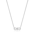 Diamond Bow Necklace