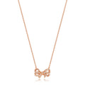 Diamond Large Bow Necklace