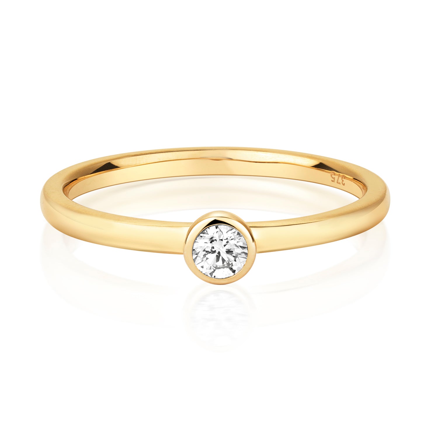 Diamond Rubover Ring