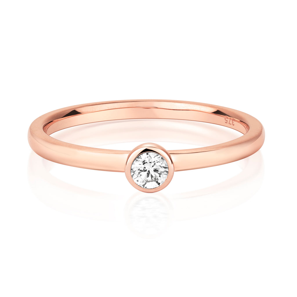 Diamond Rubover Ring