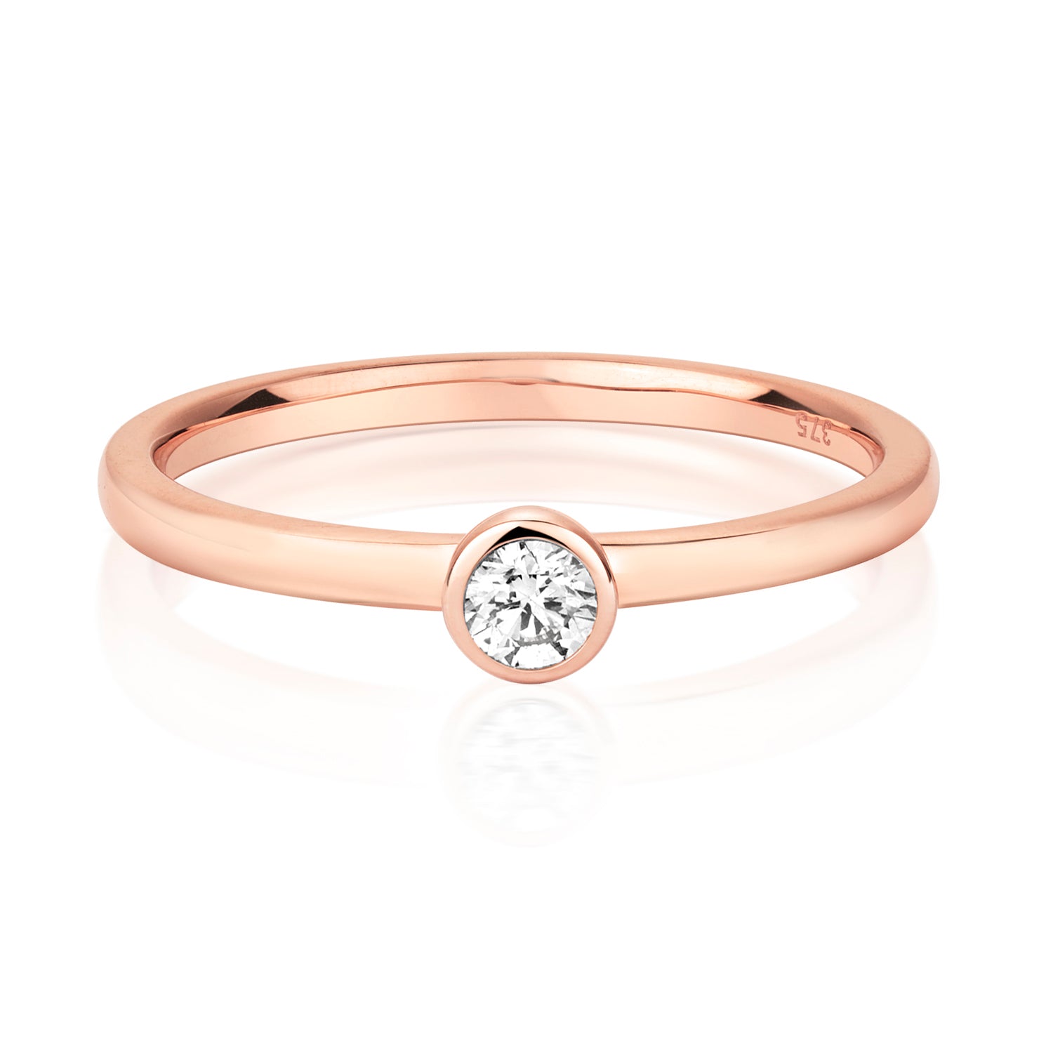 Diamond Rubover Ring
