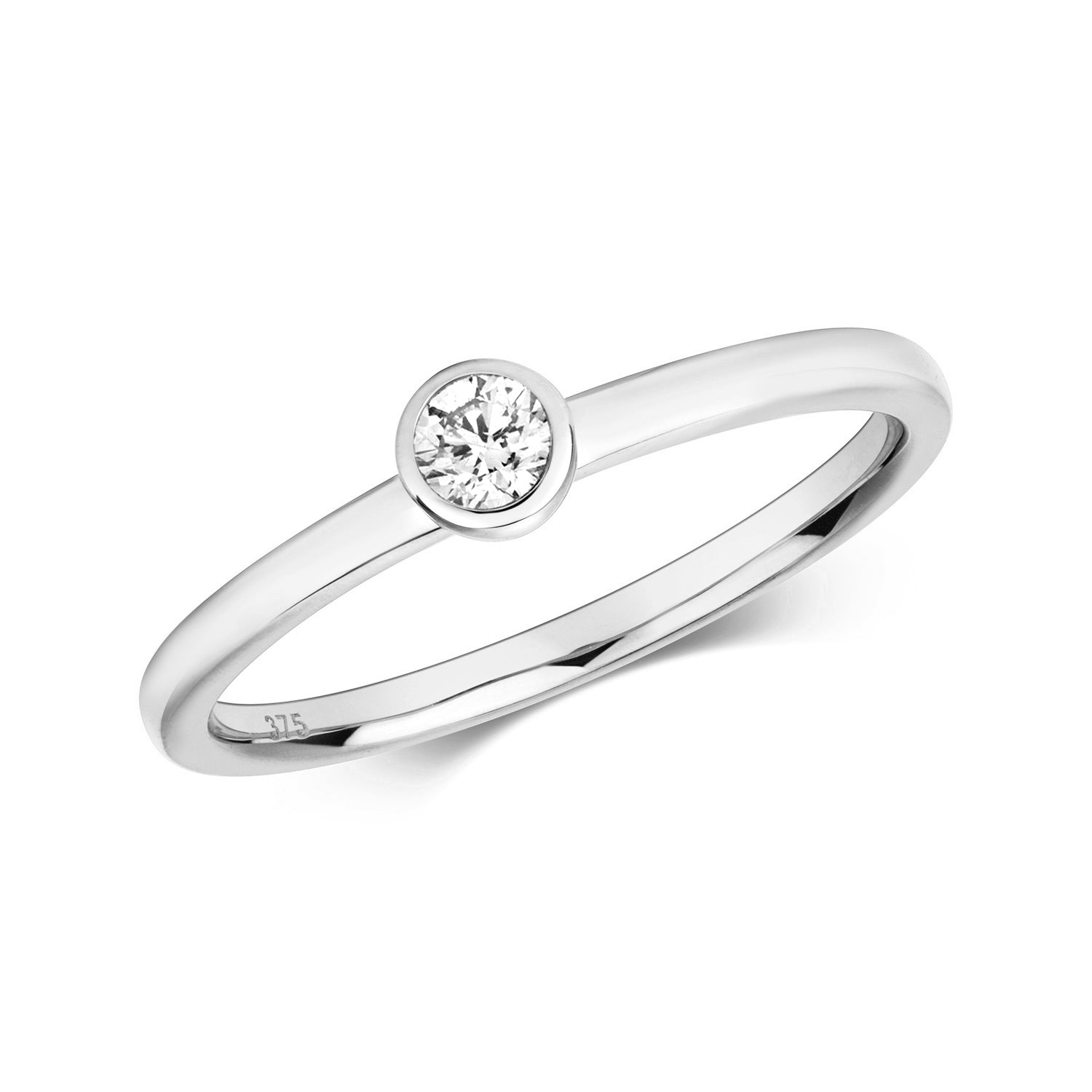 Diamond Rubover Ring