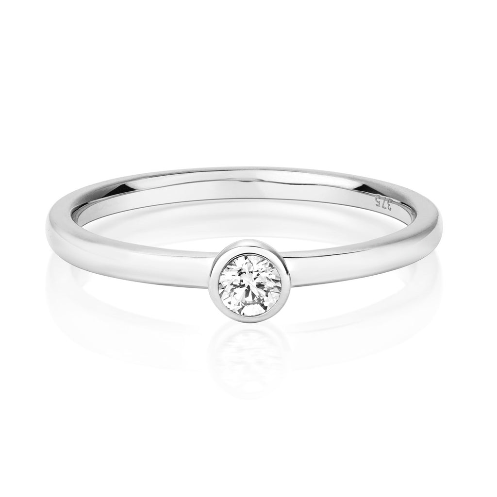 Diamond Rubover Ring