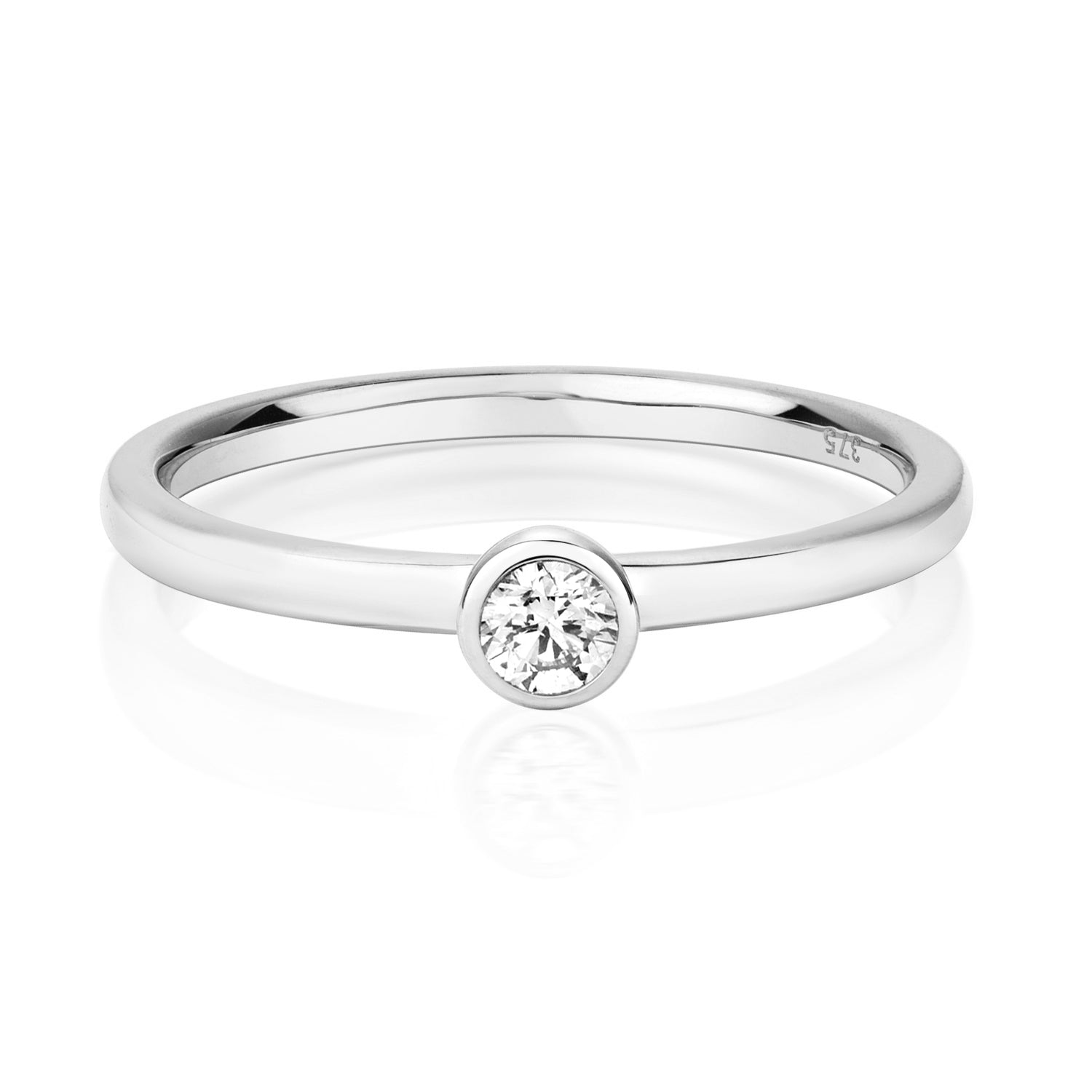 Diamond Rubover Ring