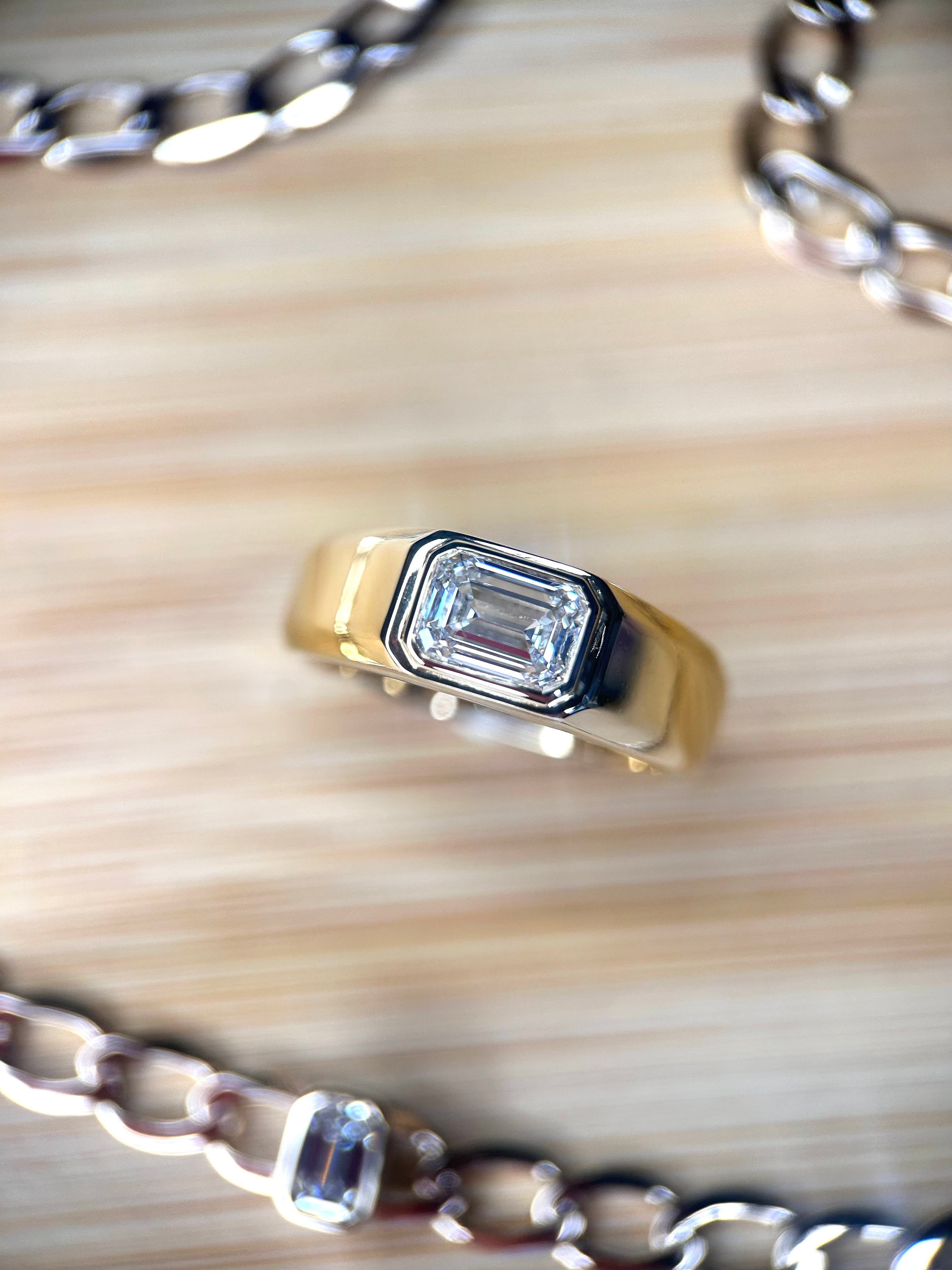 Eclipse Octagon Ring